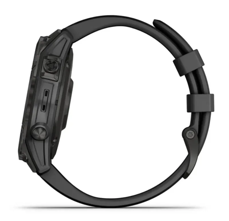 Garmin Fenix 7 Sapphire Solar Carbon Grey DLC Titanium with Black Band-7